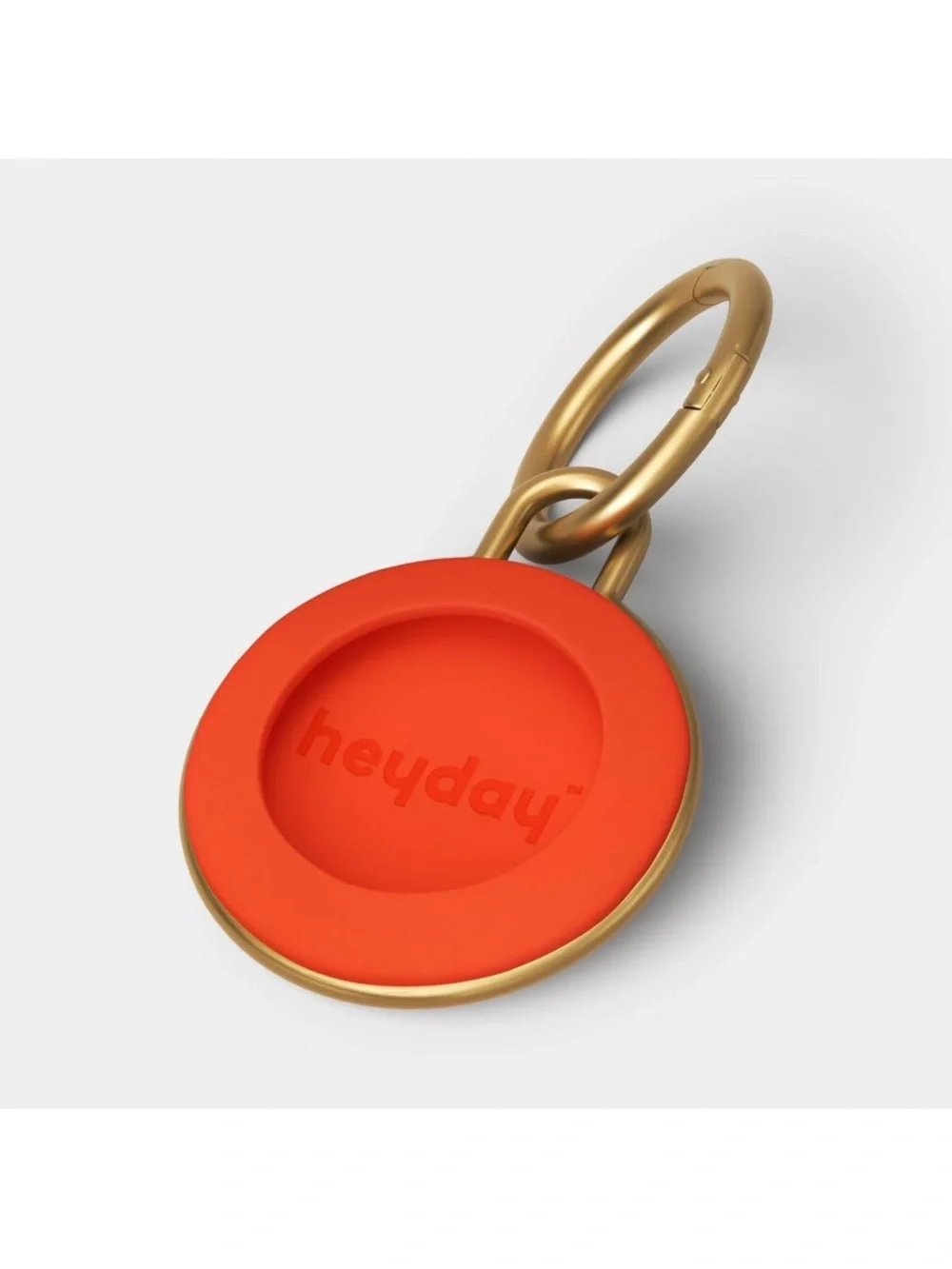 *Brand New* heyday AirTag Key Chain Holder Orange and Gold